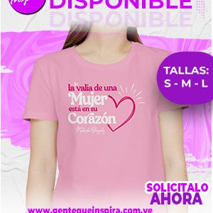 Franela Rosa Estampada 100% Algodón